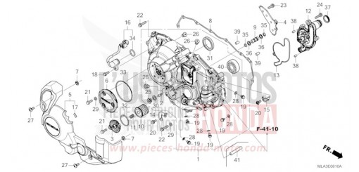 KURBELGEHAEUSEABDECKUNG (CMX1100D/D2) CMX1100DP de 2023